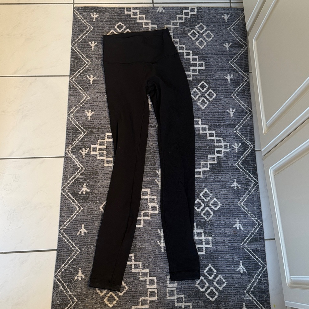 Lululemon Wunder Train High Rise Tights Leggings Black 28” - Picture 2 of 6
